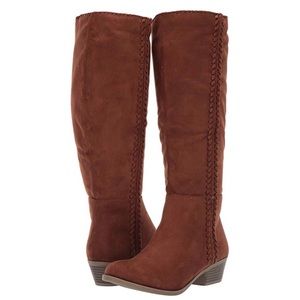 Not Rated Brand Suede Knee High Boots